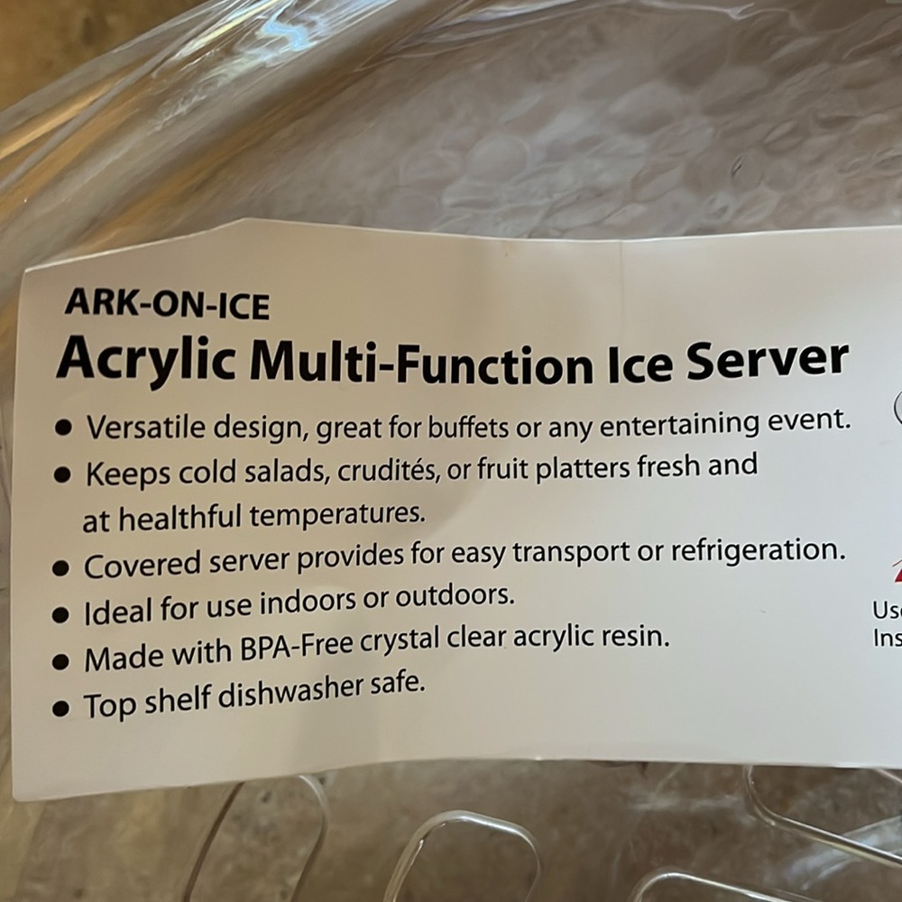 Ark-on-Ice Acrylic Multi-Function Ice Server - Picture 6 of 6